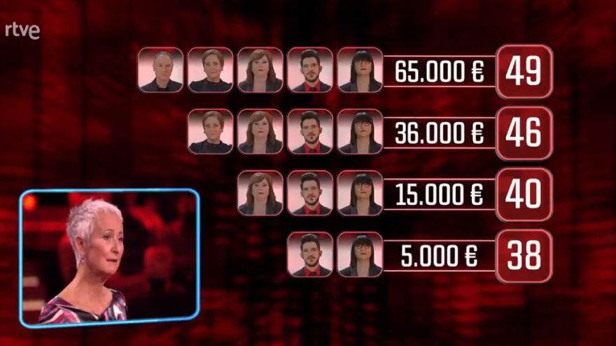 'La noche de los cazadores' dio su premio récord a una veterana de concursos