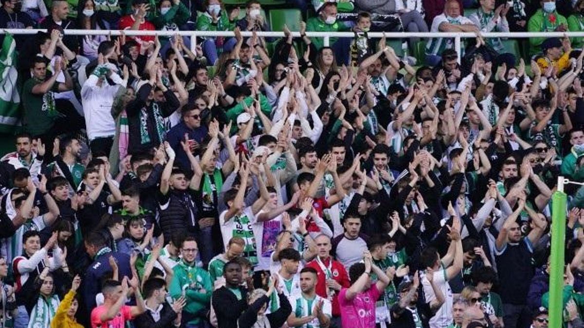 Afición racinguista en una imagen de archivo