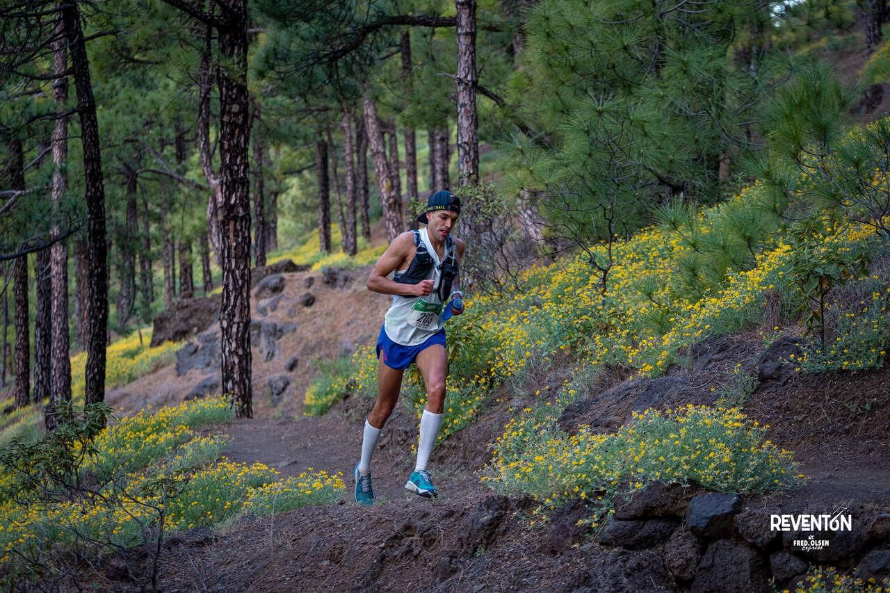 Yoel de Paz en la Reventón Trail.