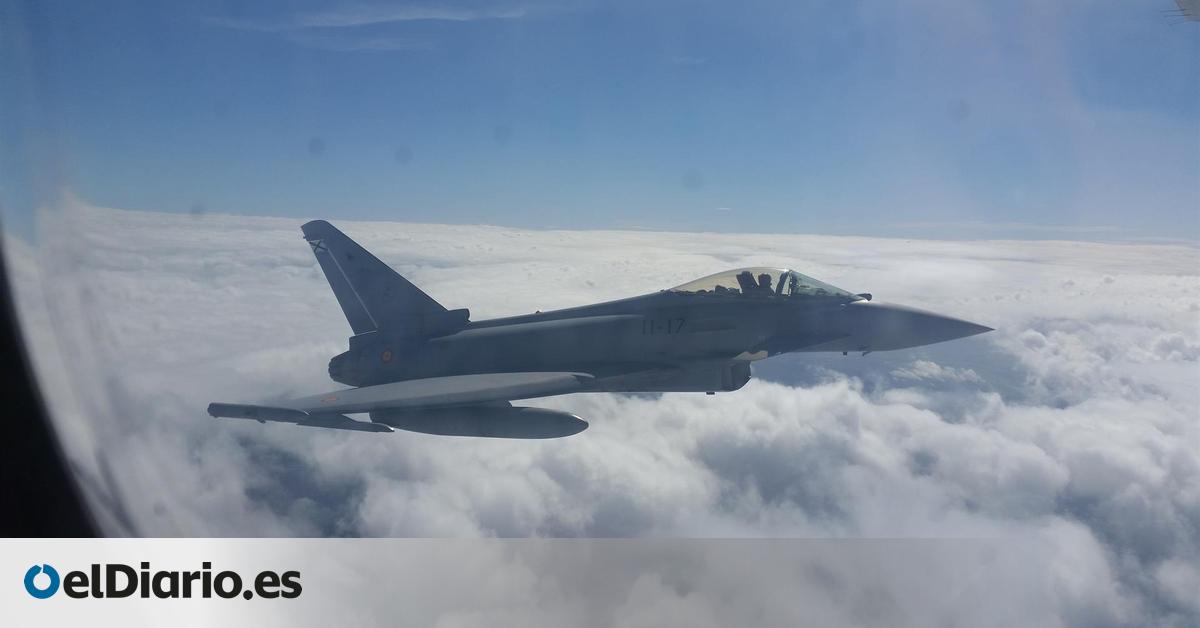 Los cielos del sur de Canarias vuelven a convertirse en un campo de adiestramiento para el combate aéreo