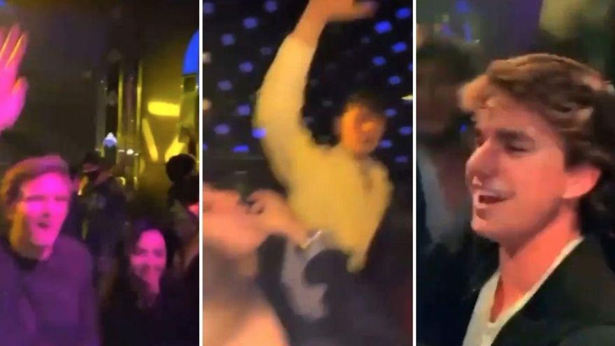 Tres momentos del vídeo grabado el jueves en el Teatro Barceló
