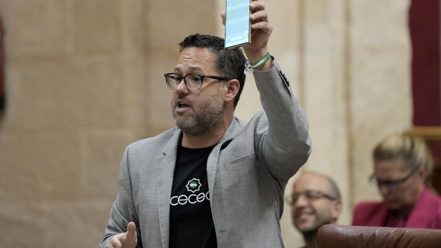 El portavoz de Adelante Andalucía, José Ignacio García