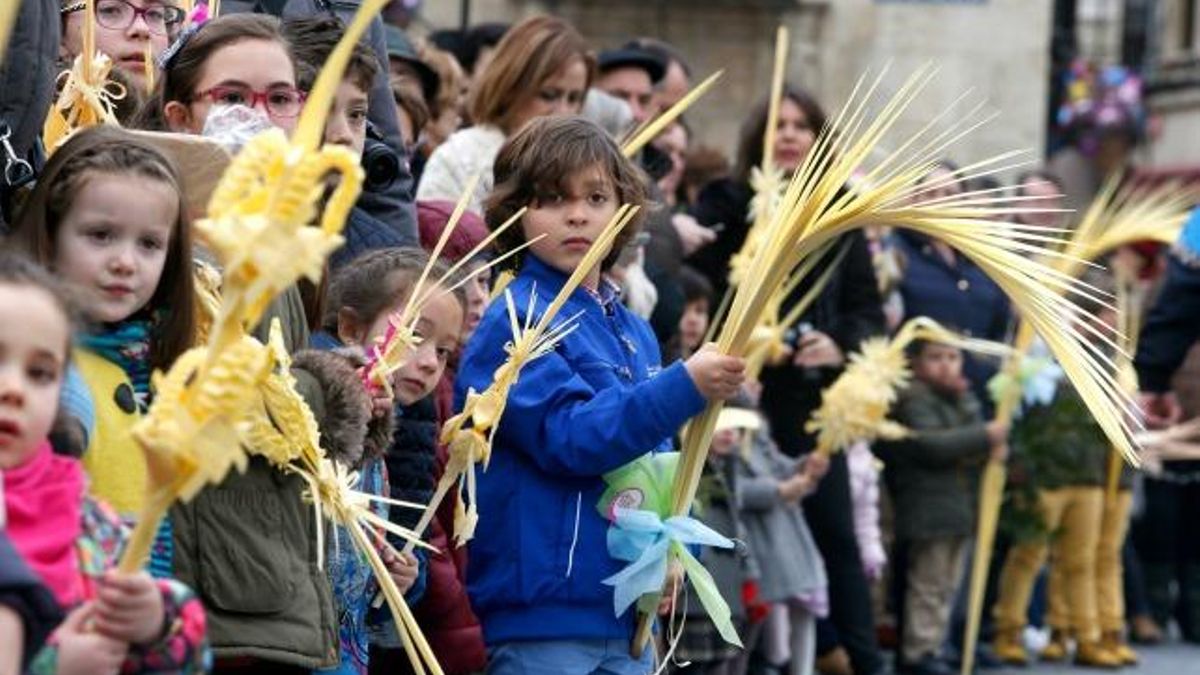 Procesión de las Palmas en León, en imagen de archivo.