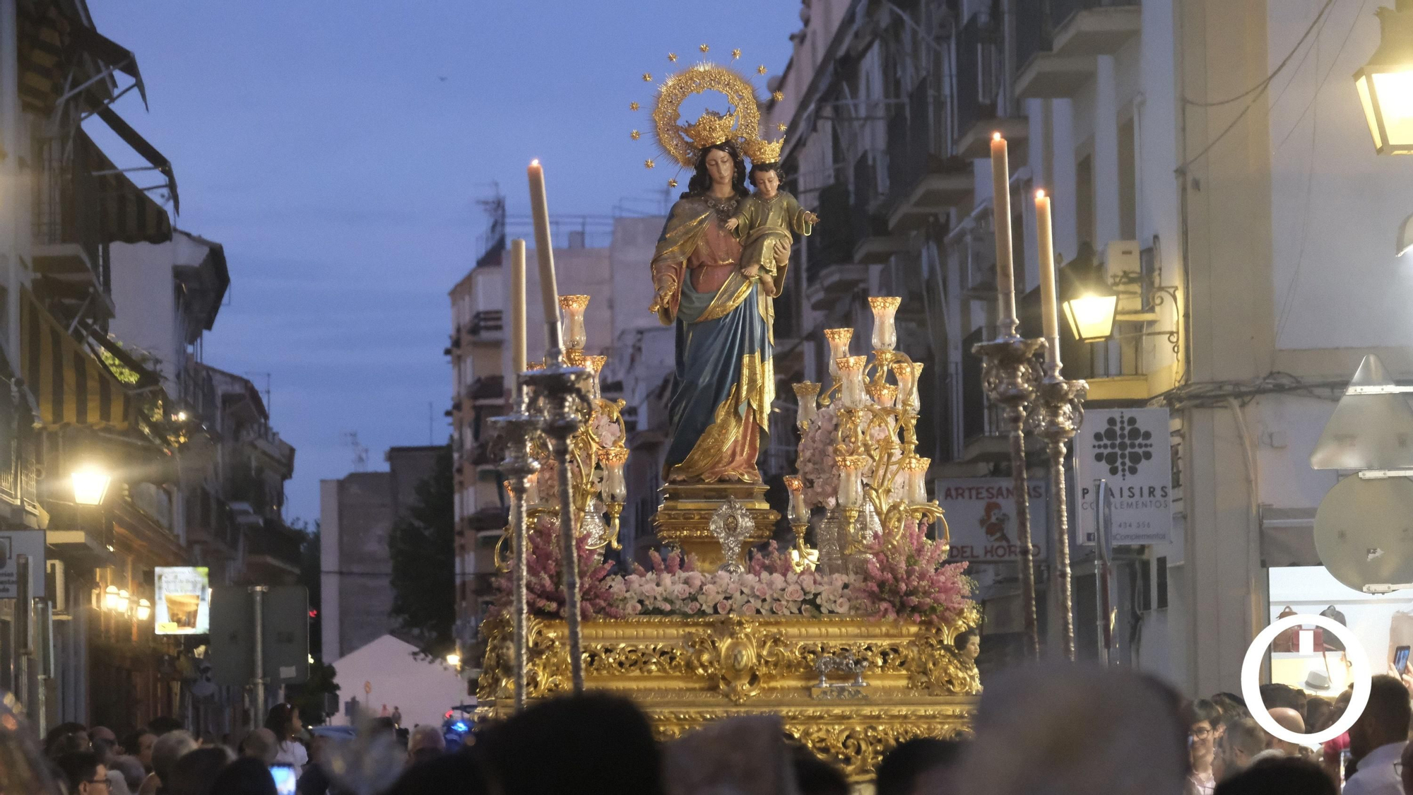 Procesión de María Auxiliadora en Córdoba.