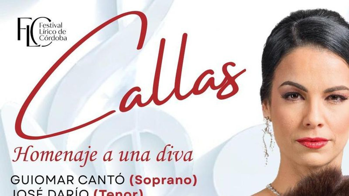 El Festival Lírico de Córdoba homenajeará la figura de Callas en un concierto único en el Palacio de Viana