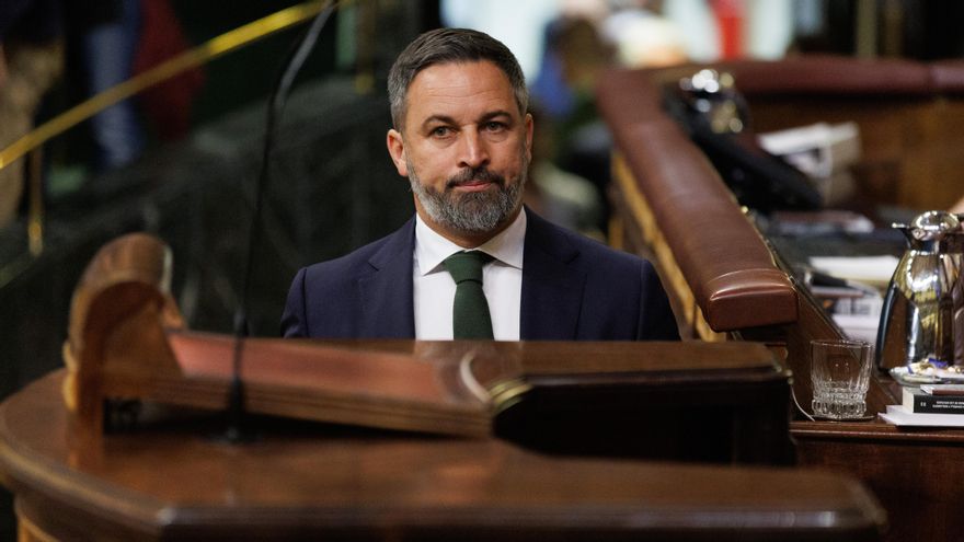 El líder de Vox, Santiago Abascal.