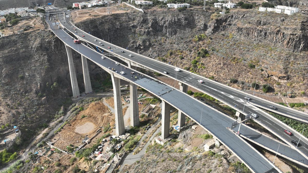 El Cabildo reclamará al Gobierno canario el coste de la reparación del viaducto sobre el Guiniguada