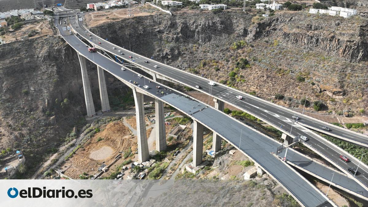 El Cabildo reclamará al Gobierno canario el coste de la reparación del viaducto sobre el Guiniguada