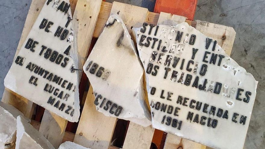 Una segunda sentencia tumba la decisión de PP, Cs y Vox de destruir la placa de Largo Caballero en Madrid