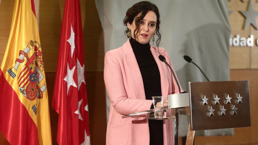 La presidenta de la Comunidad de Madrid, Isabel Díaz Ayuso.