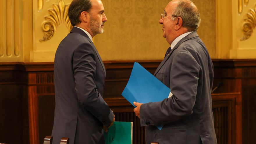 L'exdiputat de Vox Agustín Buades vota en contra del cessament de l'ultra Le Senne, però demana "molt seriosament" la seva dimissió