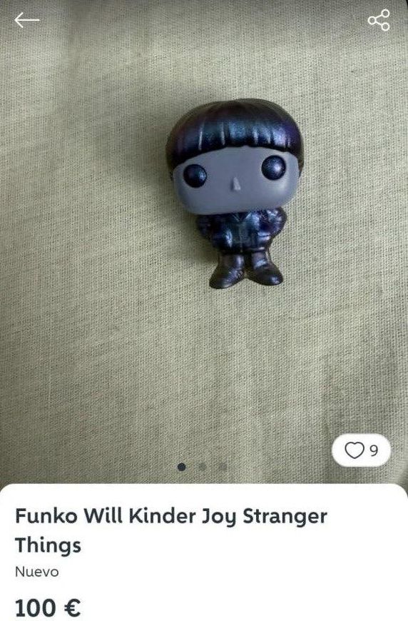 Minifunkos de Will a 100 euros en Wallapop.