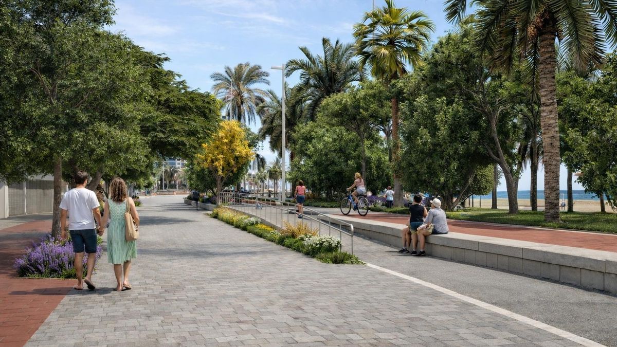 Gandia revoluciona su primera línea de playa con el primer ‘Espacio Climático’ contra el calor: así será el nuevo paseo marítimo