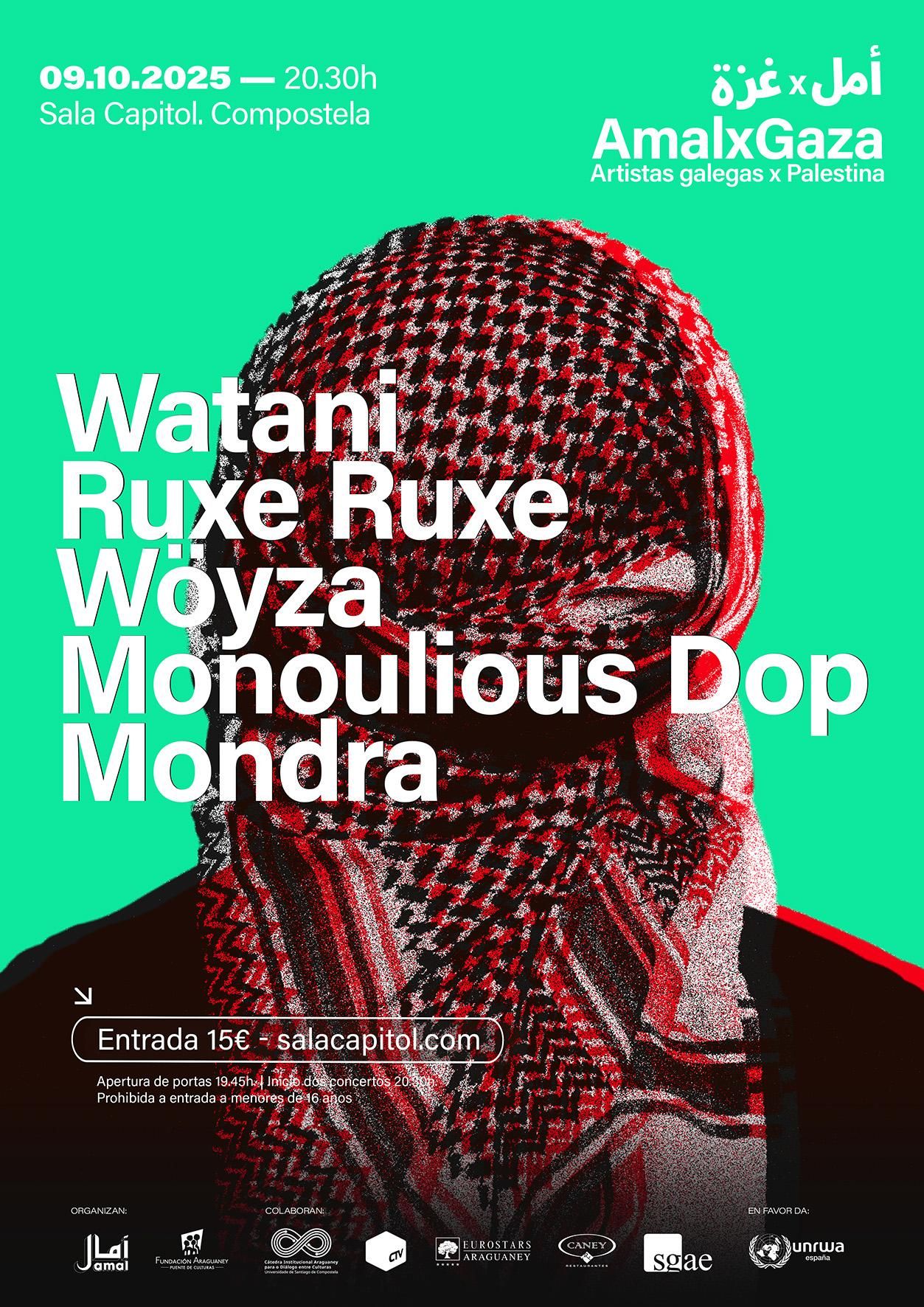 Cartel de la segunda edición de 'Amal x Gaza'