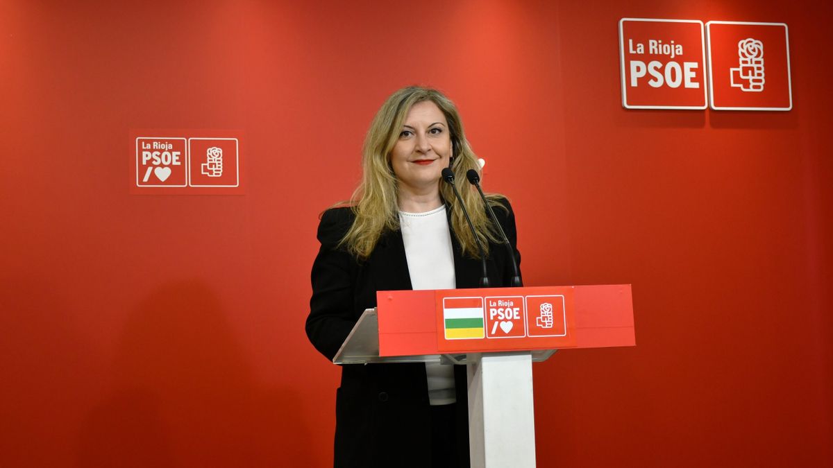 La secretaria de Organización del PSOE de La Rioja, Emilia Fernández