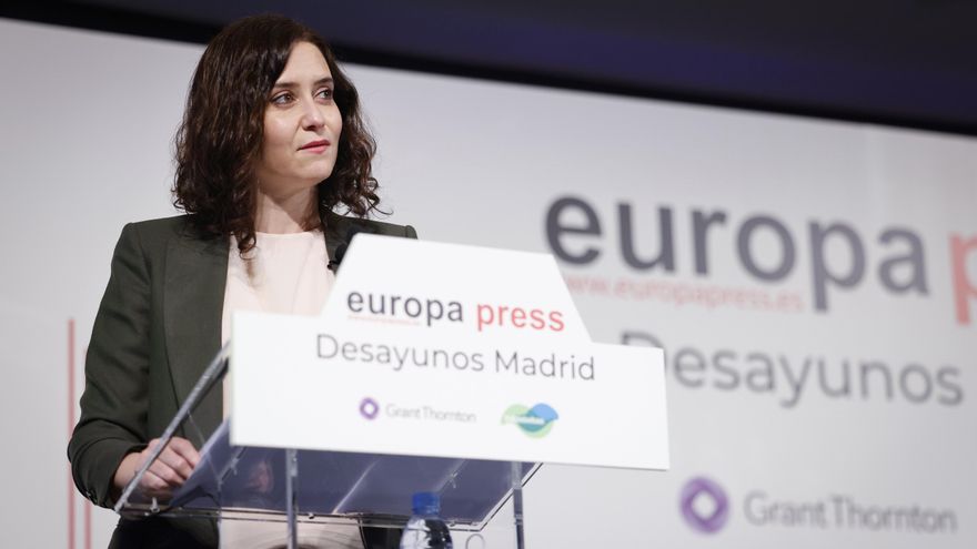 La candidata del PP a las elecciones del 4 de mayo y presidenta de la Comunidad de Madrid, Isabel Díaz Ayuso.