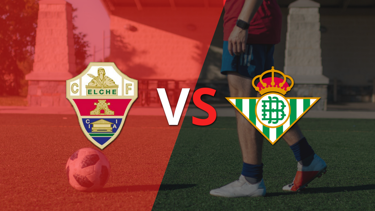 Betis empató 1-1 en su visita a Elche en la primera jornada