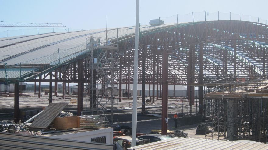 Nuevo edificio que unirá las terminales del aeropuerto Tenerife Sur