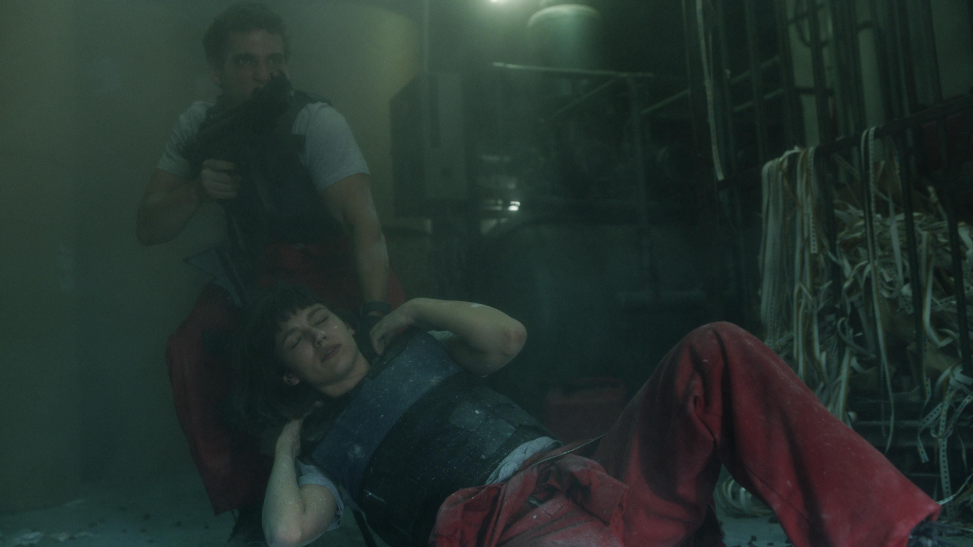 Fotograma del capítulo final de La casa de papel