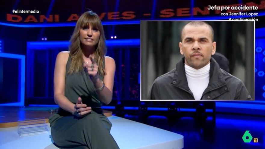 Sandra Sabatés responde a la sentencia absolutoria de Dani Alves: "Ante la desigualdad ni un paso atrás"