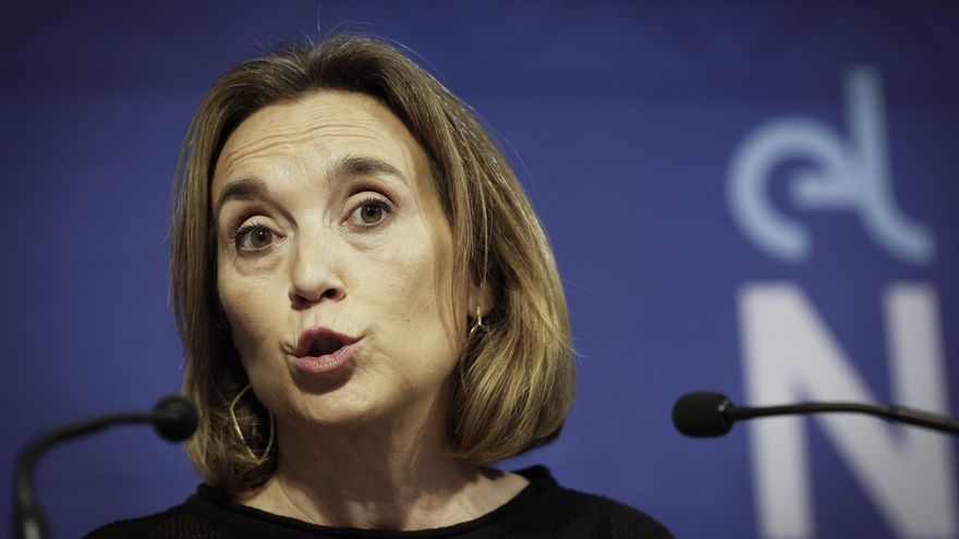 Cuca Gamarra en Pamplona: "El toro de la ley ha empitonado ya a los corruptos"