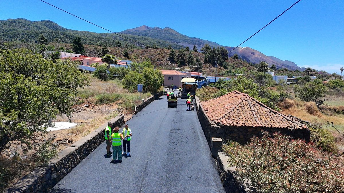 El Paso inicia el asfaltado del Camino de Tacande en la planificación de inversiones en los barrios