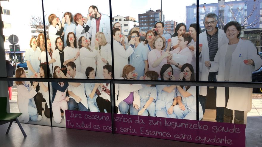 Equipo del centro de salud de Zabalgana, en Vitoria.