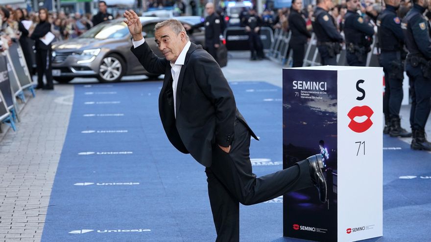 Eduard Fernández en la inauguración de la Seminci