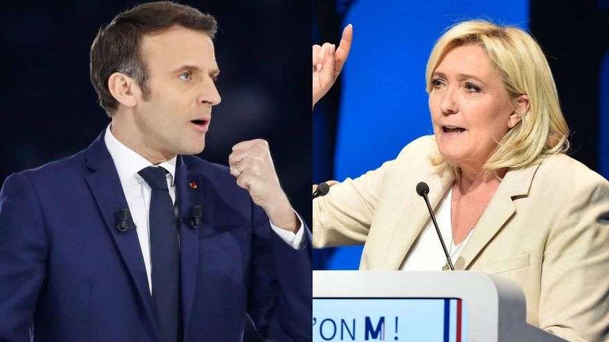Macron se medirá con Le Pen en la segunda vuelta tras el mejor resultado histórico de la extrema derecha
