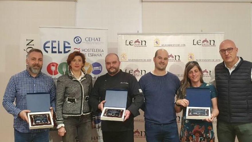 Entrega de premios del concurso 'La Mejor Tapa' de León.