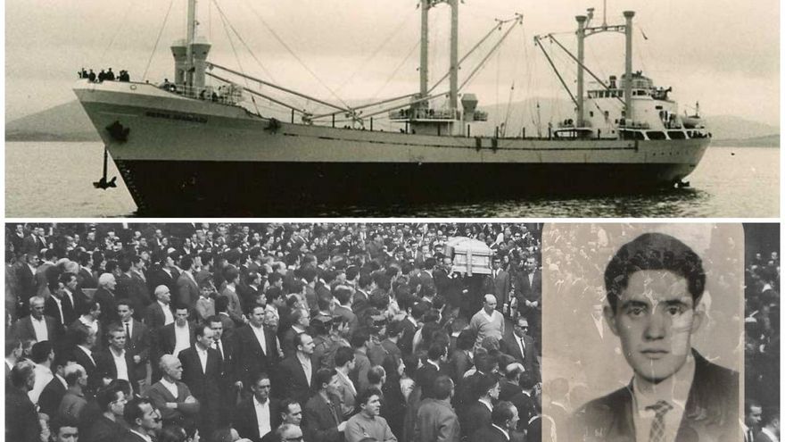 60 años del ataque jamás aclarado a un barco español por el bloqueo a la Cuba de Castro que dejó un muerto lacianiego