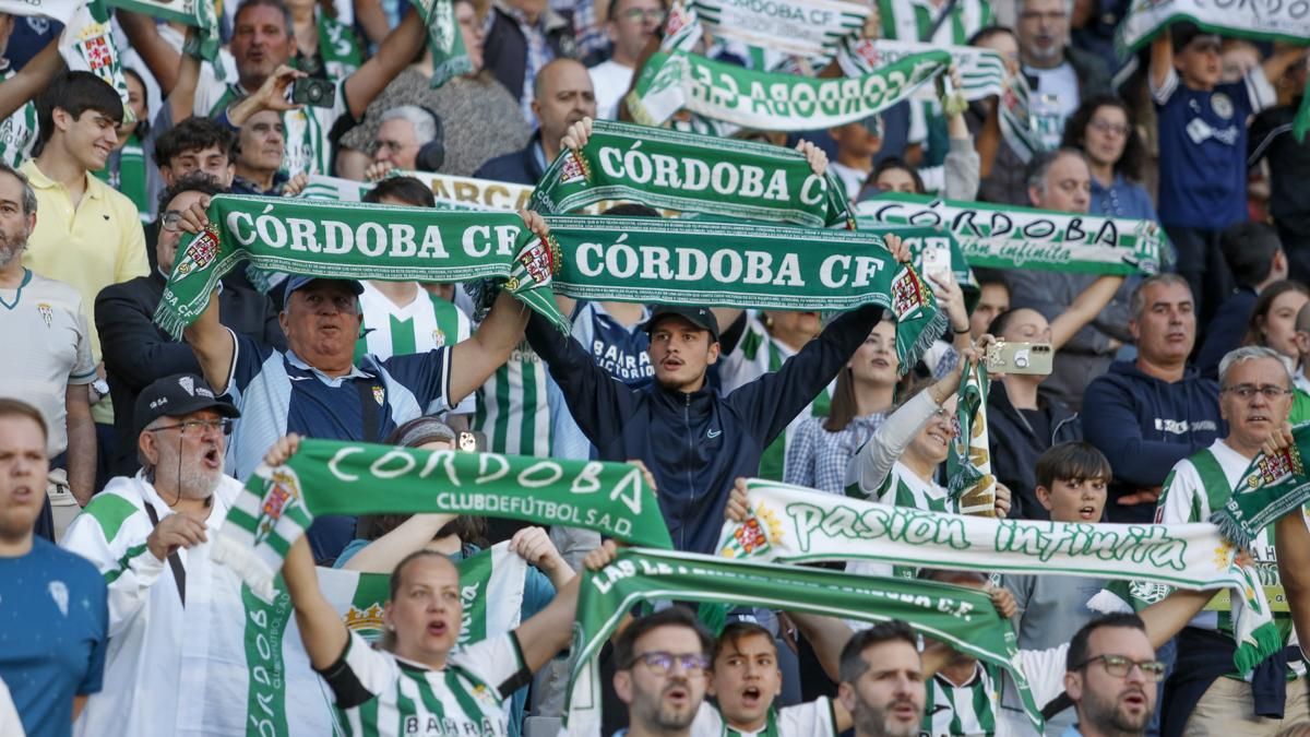 Grada Blanquiverde del Córdoba CF - Albacete BP