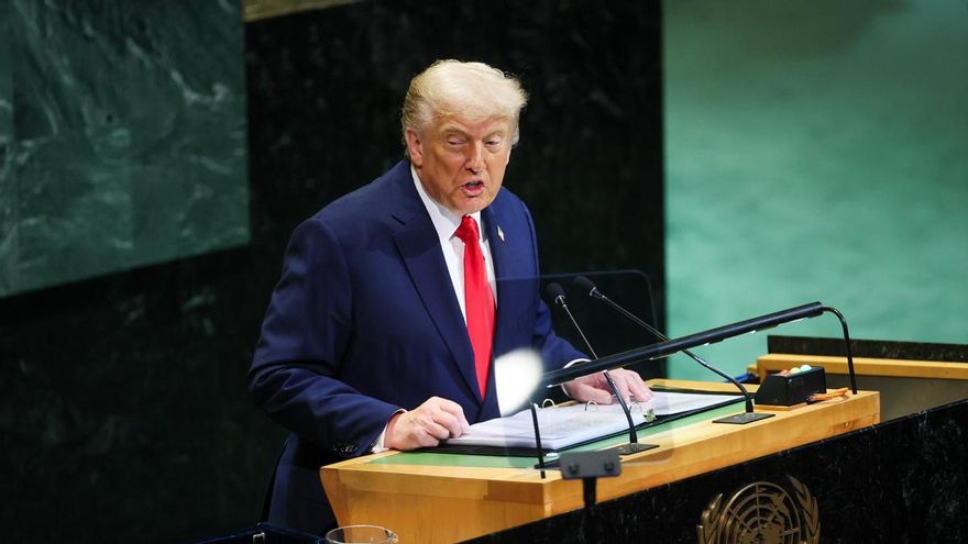 Trump carga contra la ONU y afirma que reconocer el Estado palestino es "un premio para los terroristas de Hamás"