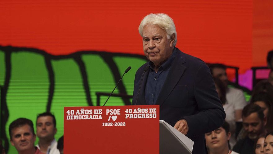 El expresidente del gobierno, Felipe González.