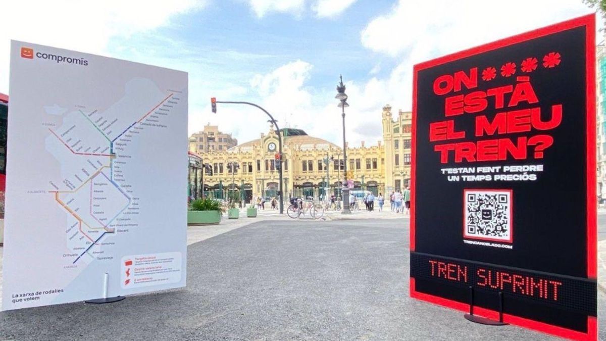 La imagen de la campaña lanzada por Compromís.
