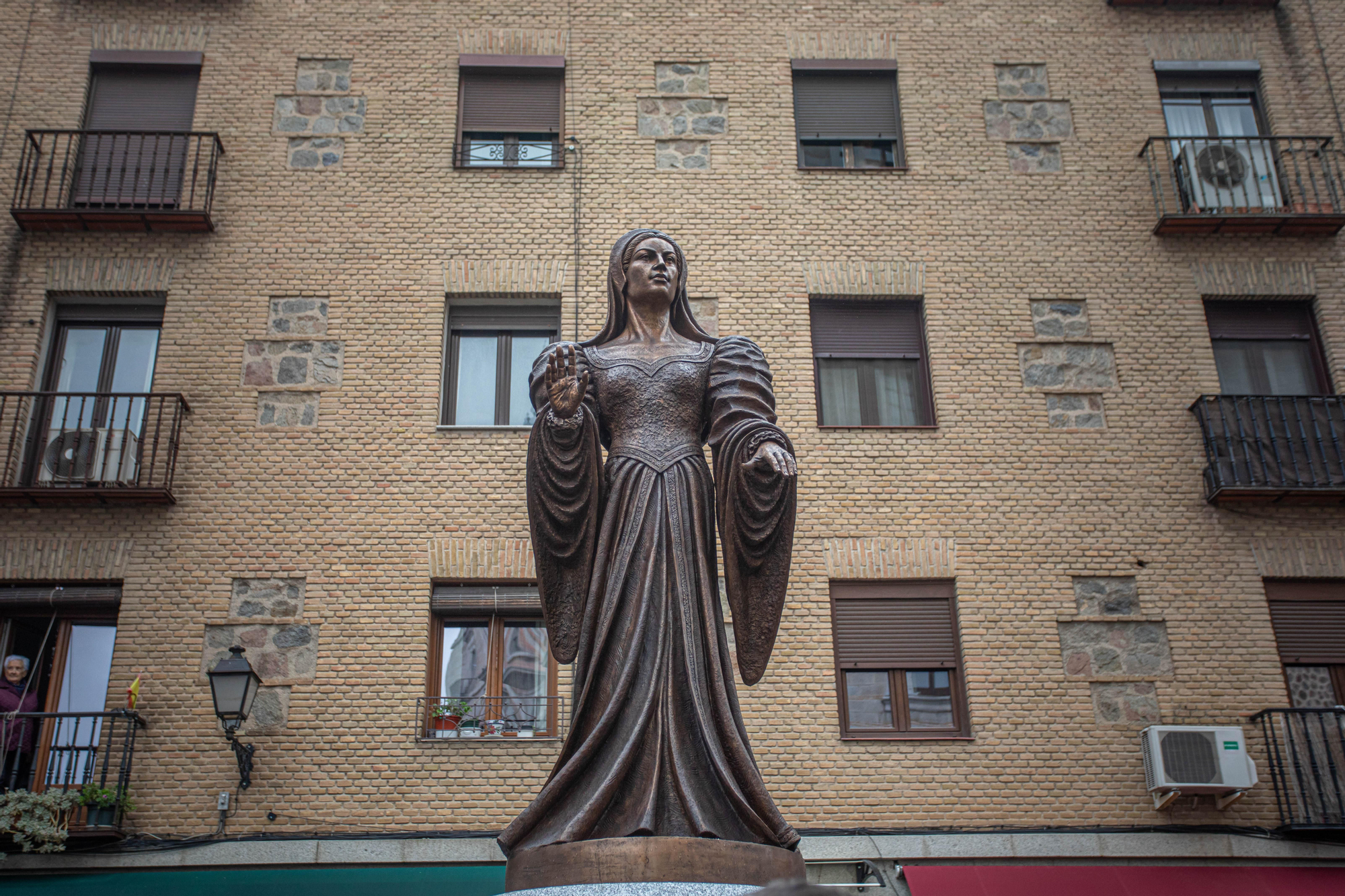 Estatua de la líder comunera María Pacheco en Toledo