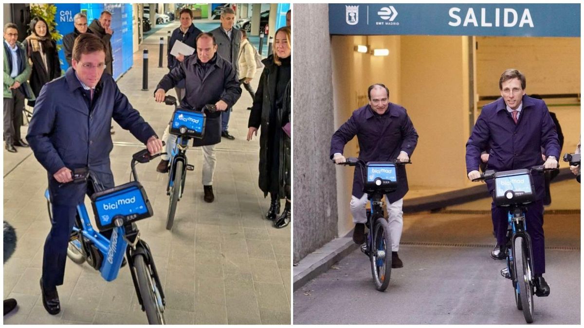 El Ayuntamiento de Madrid abre su primera estación de Bicimad subterránea y Almeida es el primero en estrenarla