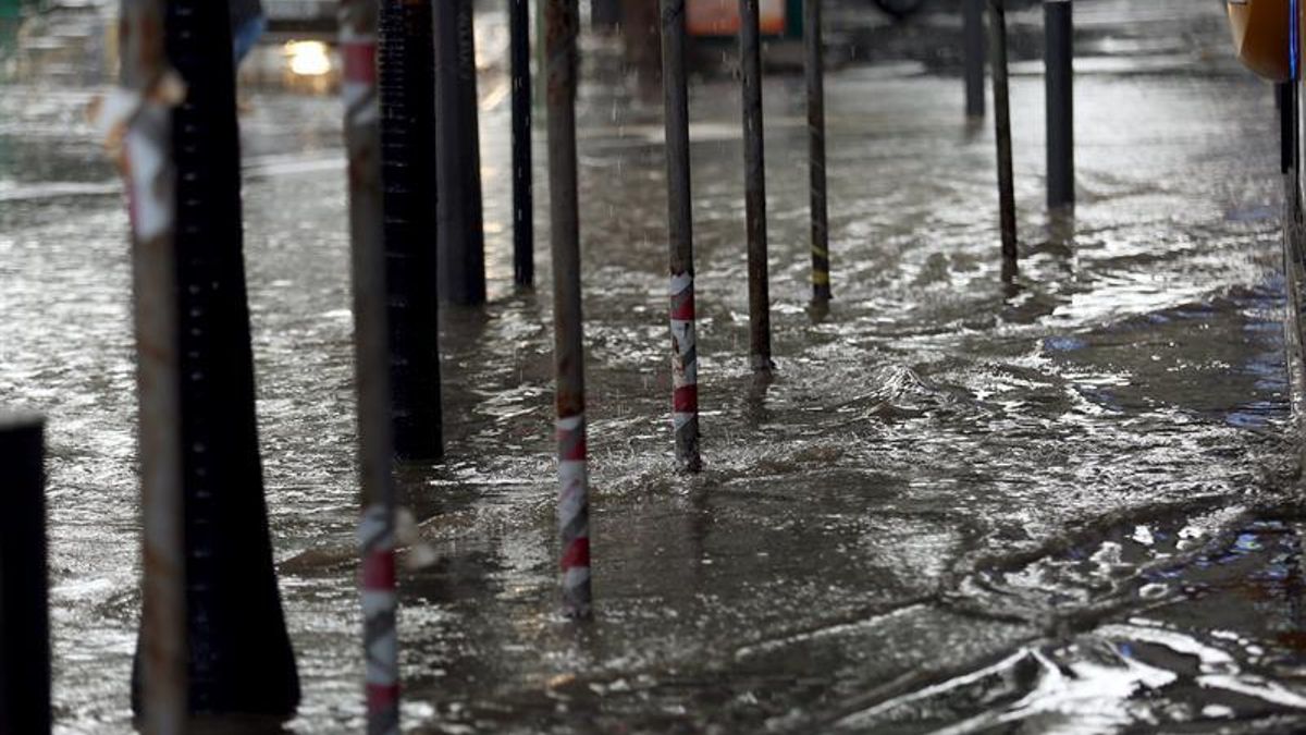 Lluvia en Santa Cruz de Tenerife