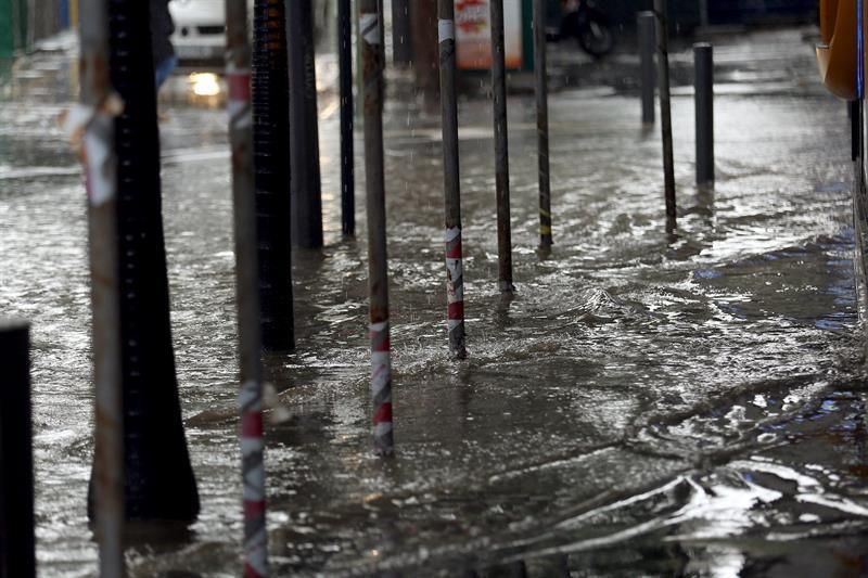 Lluvia en Santa Cruz de Tenerife