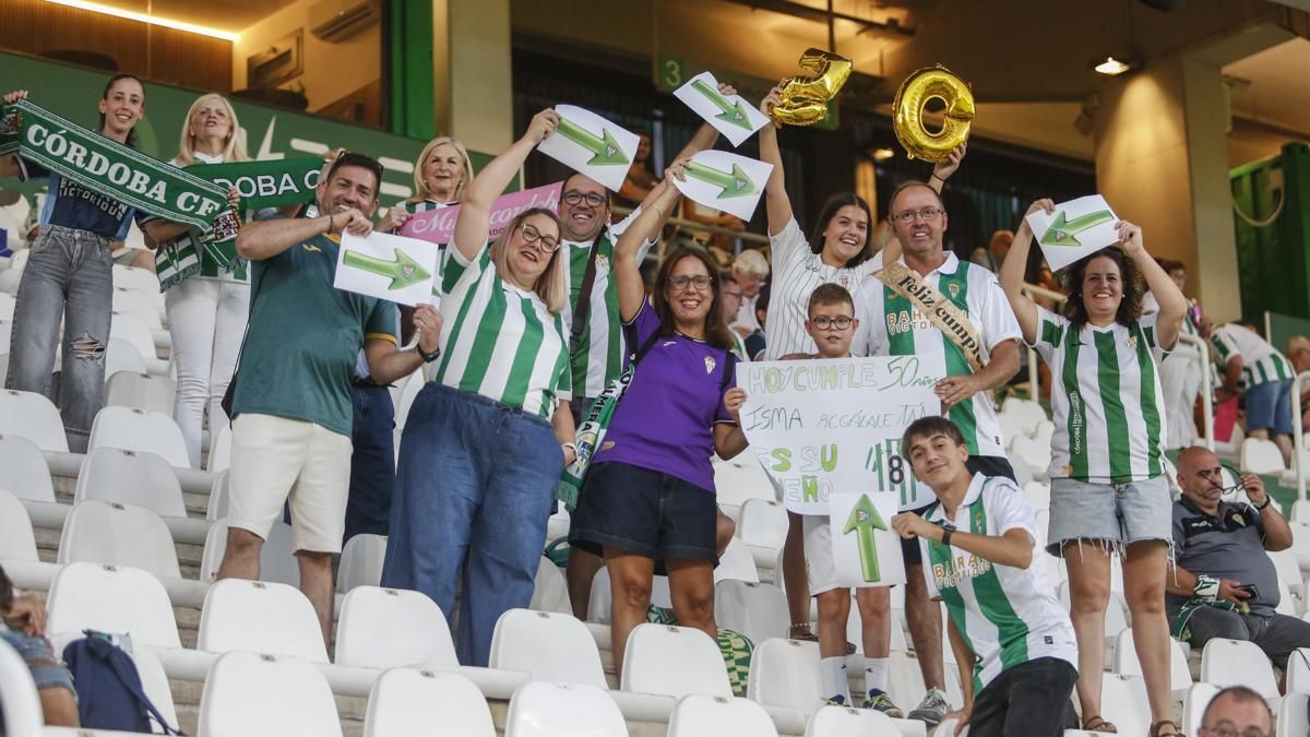 Grada Blanquiverde del Córdoba CF - Granada CF