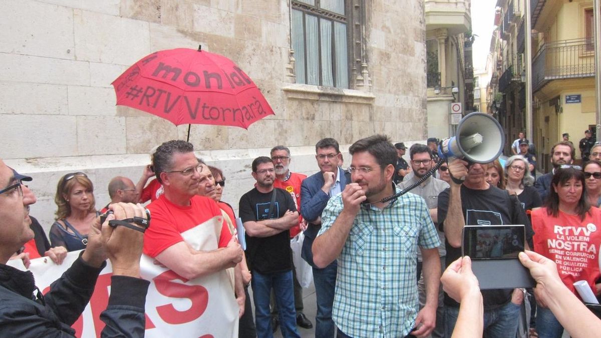 PSPV, Compromís, Podemos y EUPV prometen la reapertura de la televisión pública valenciana