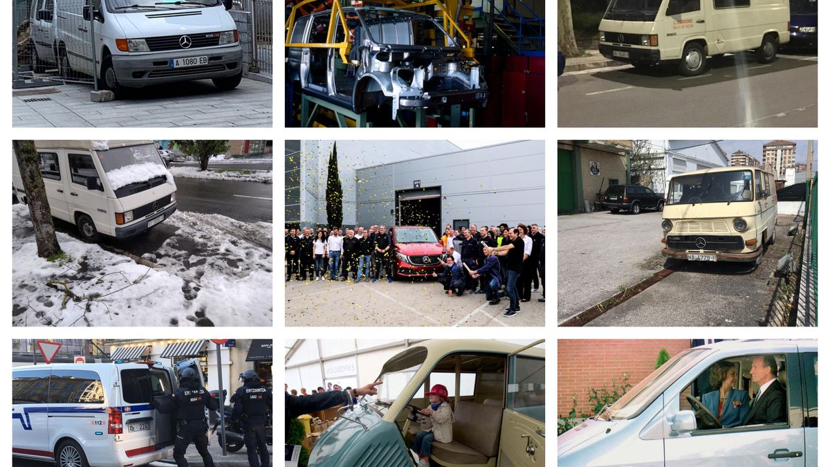 La huella de Vitoria en Mercedes-Benz: un millón de Vito de última generación y los tres modelos que la precedieron