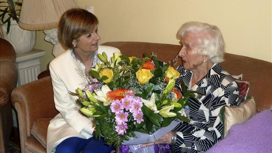 La "abuela" de Euskadi cumple 110 años con buena salud