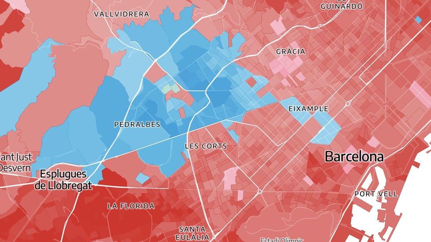 El voto calle a calle Barcelona