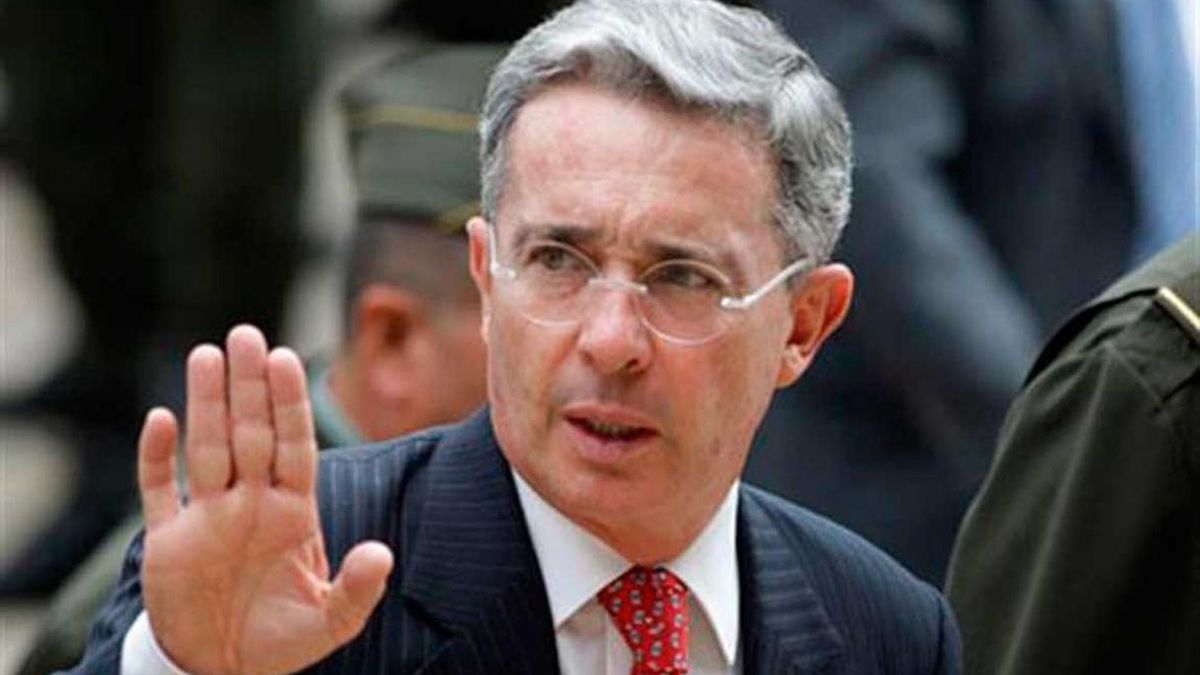 El expresidente colombiano Álvaro Uribe.