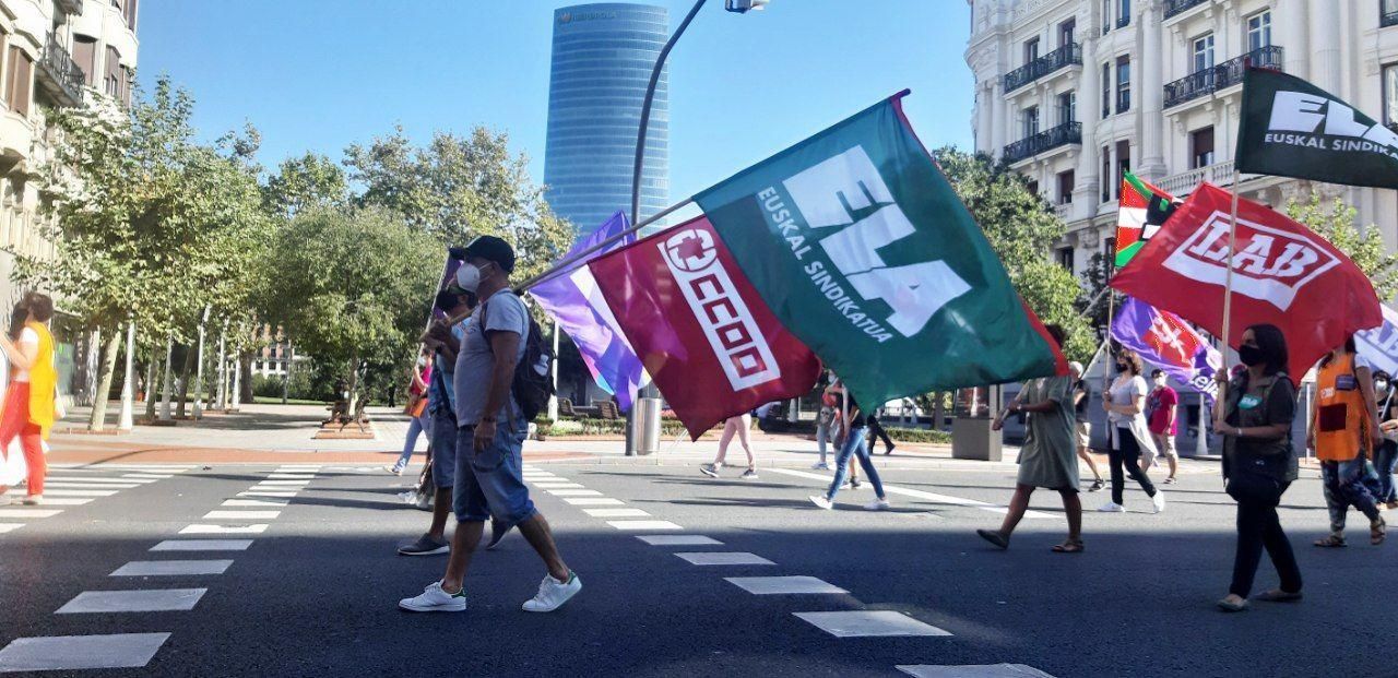 La huelga educativa en Euskadi, en imágenes