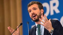El presidente del Partido Popular, Pablo Casado.