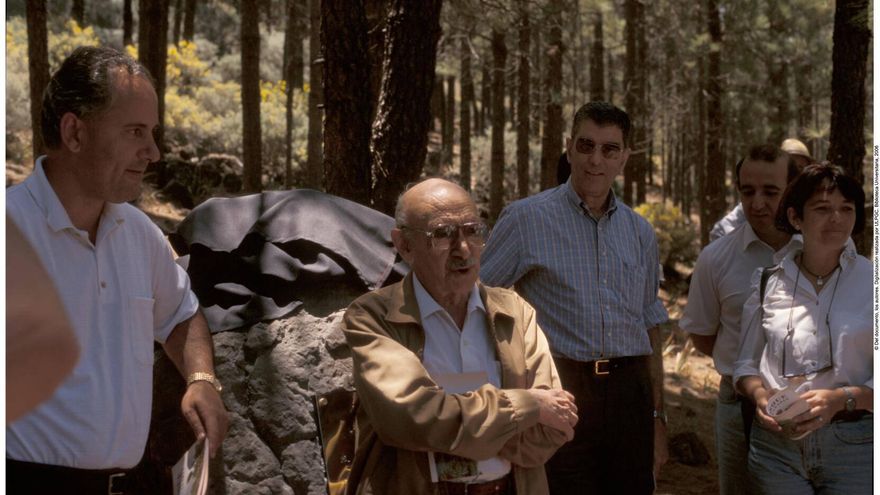 Juan Nogales, en un monte en Gran Canaria