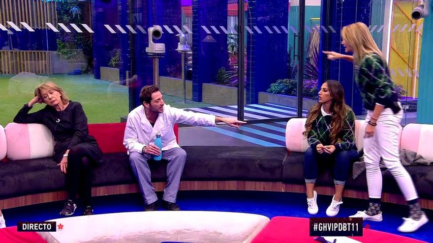 Mila Ximénez, Antonio David Flores y Alba Carrillo en 'GH VIP'