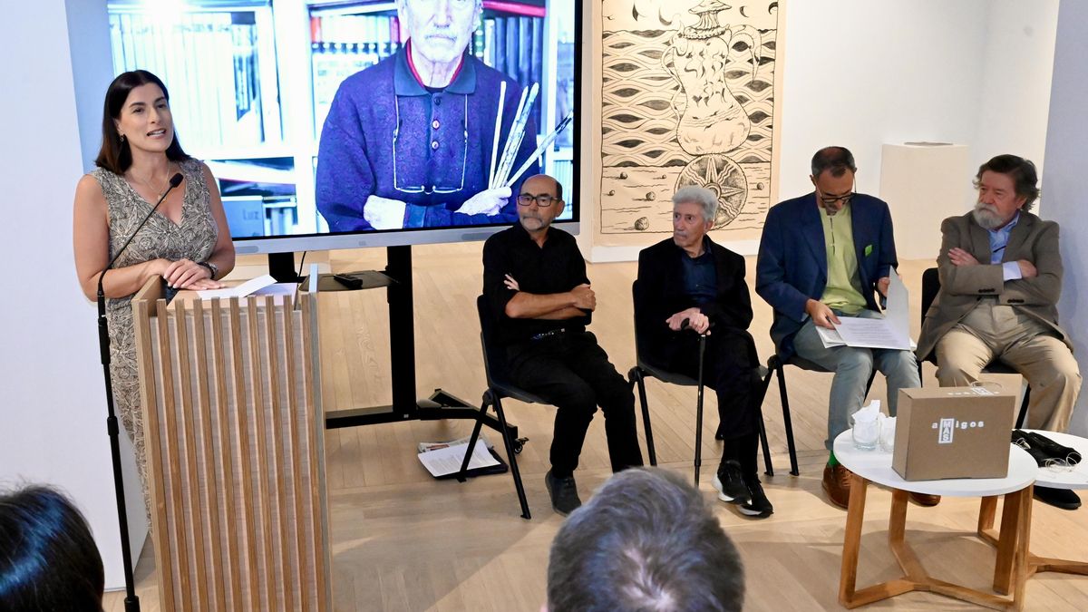 Gema Igual, alcaldesa de Santander, en un acto de homenaje en Santander, el día de su confirmación como candidata a la alcaldía, celebrada por el PP en Santiago de Compostela.